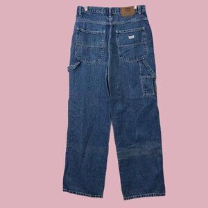 y2k denim carpenter high rise jeans